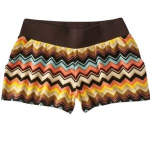 MISSONI CHEVRON VELOUR SHORTS
